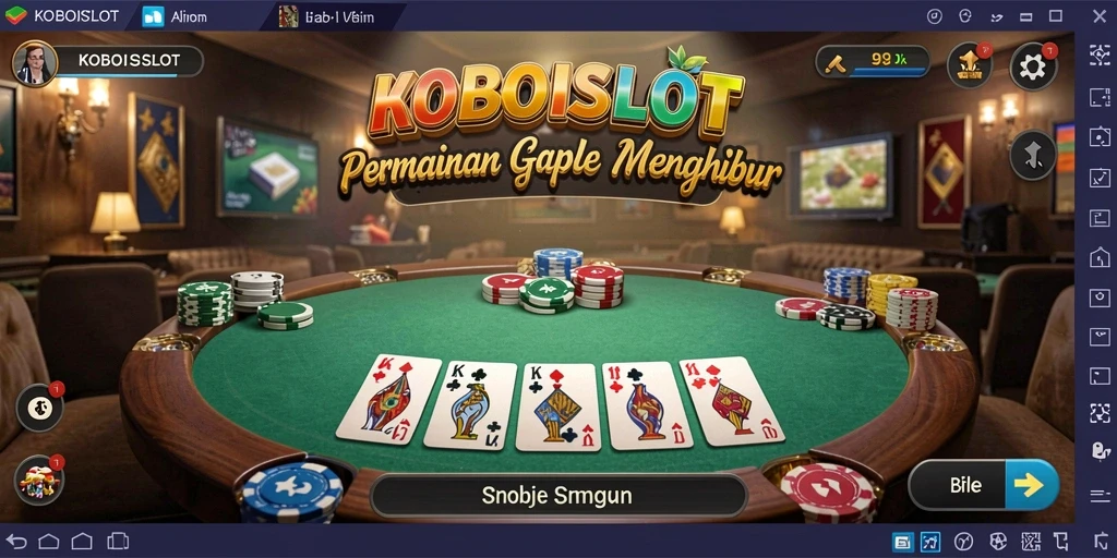 Tampilan gameplay seru dan interaktif dari KOBOISLOT.